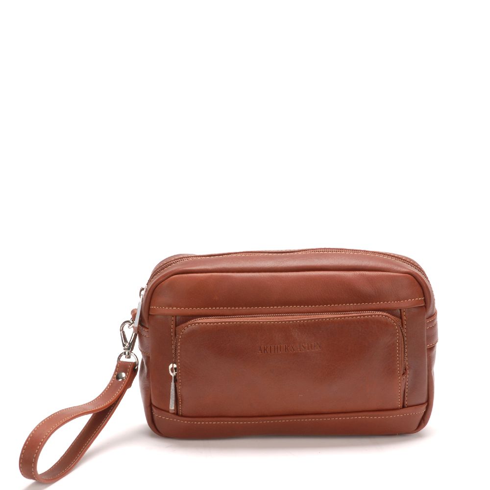Pablo leather dipped toiletry bag