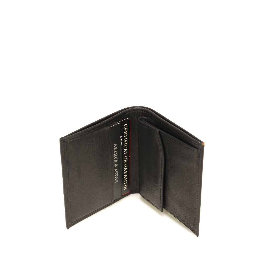 Porte-monnaie et cartes Pablo cuir plongé