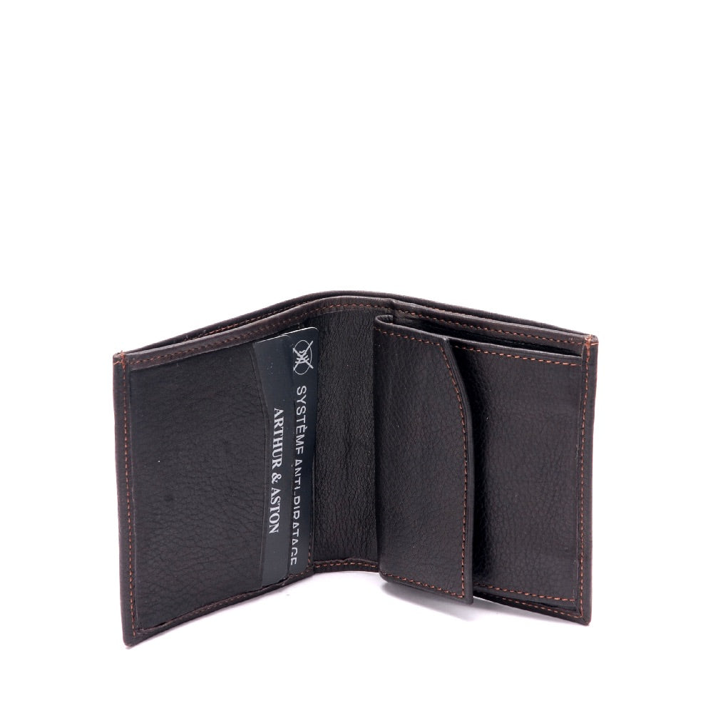 Porte-monnaie et cartes Pablo cuir plongé