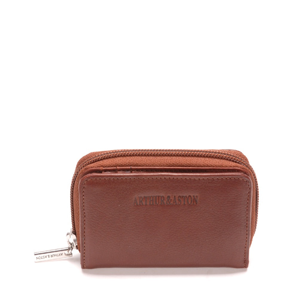 Pablo leather wallet and cards