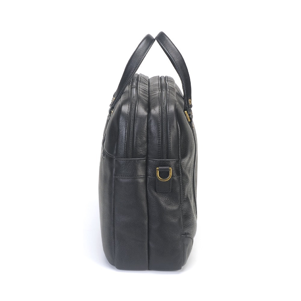 Paul leather 2-gusset document holder