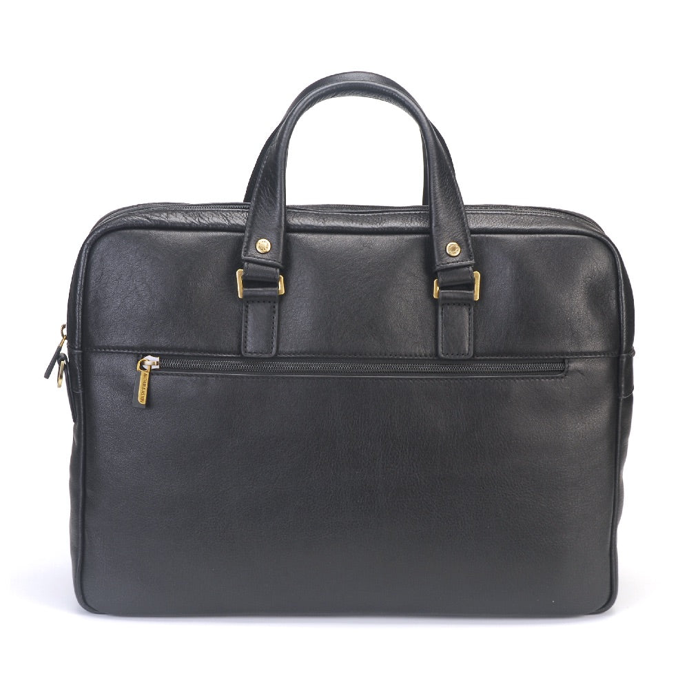 Paul leather 2-gusset document holder
