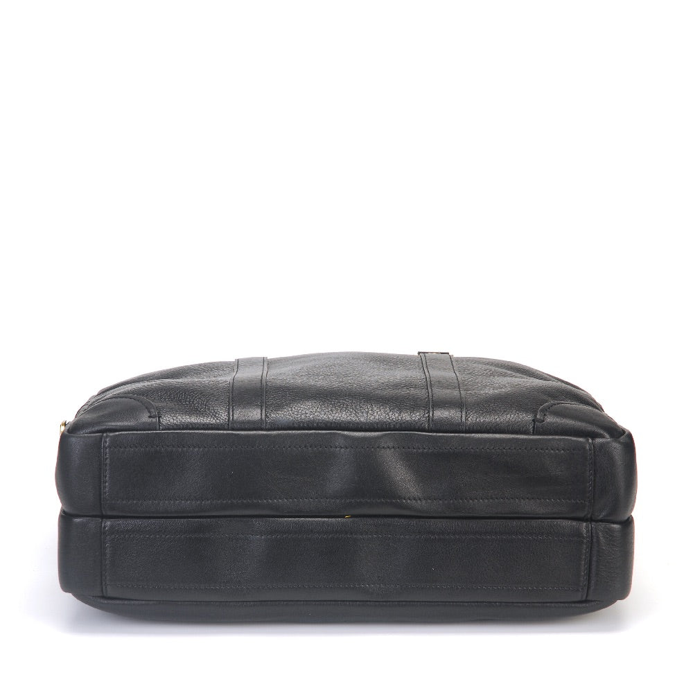 Paul leather 2-gusset document holder