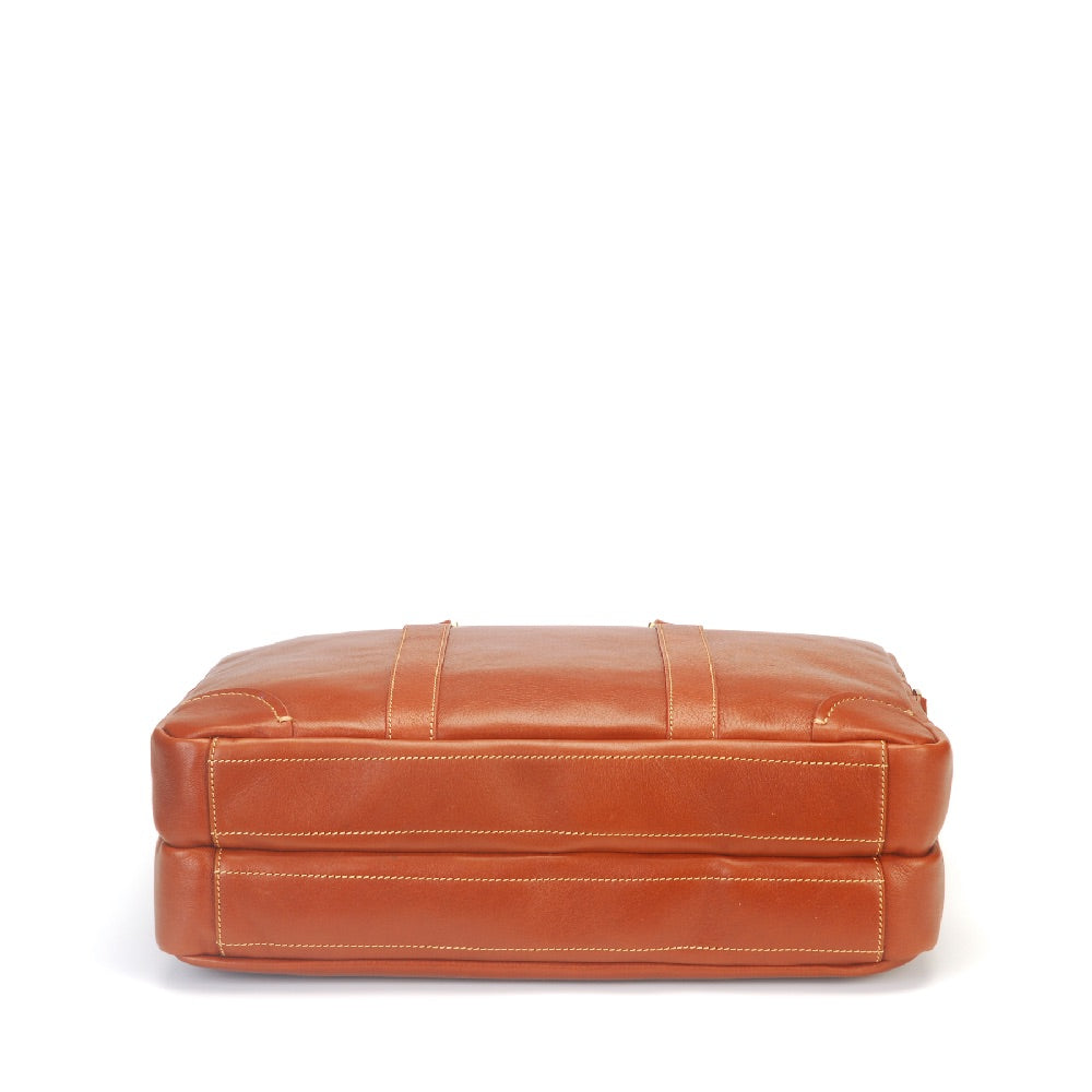 Paul leather 2-gusset document holder