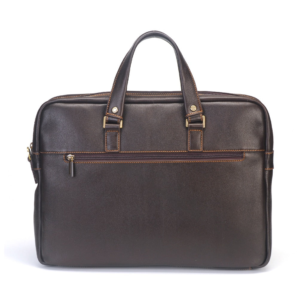 Paul leather 2-gusset document holder