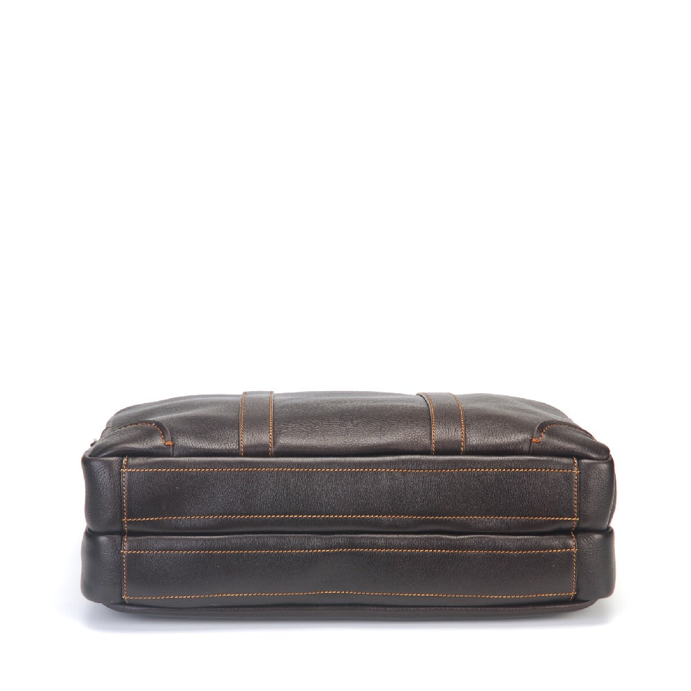 Paul leather 2-gusset document holder
