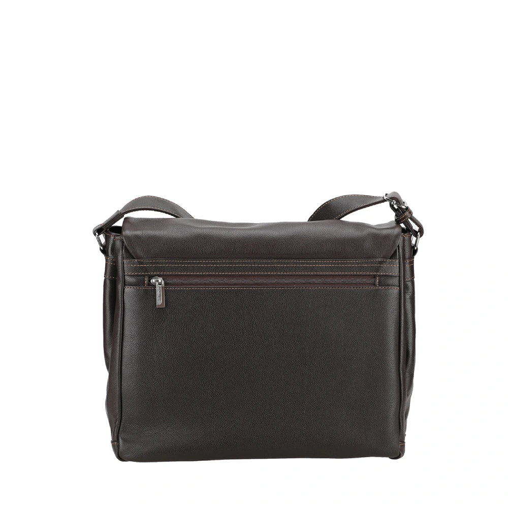 Dorian Small Leather Messenger Bag