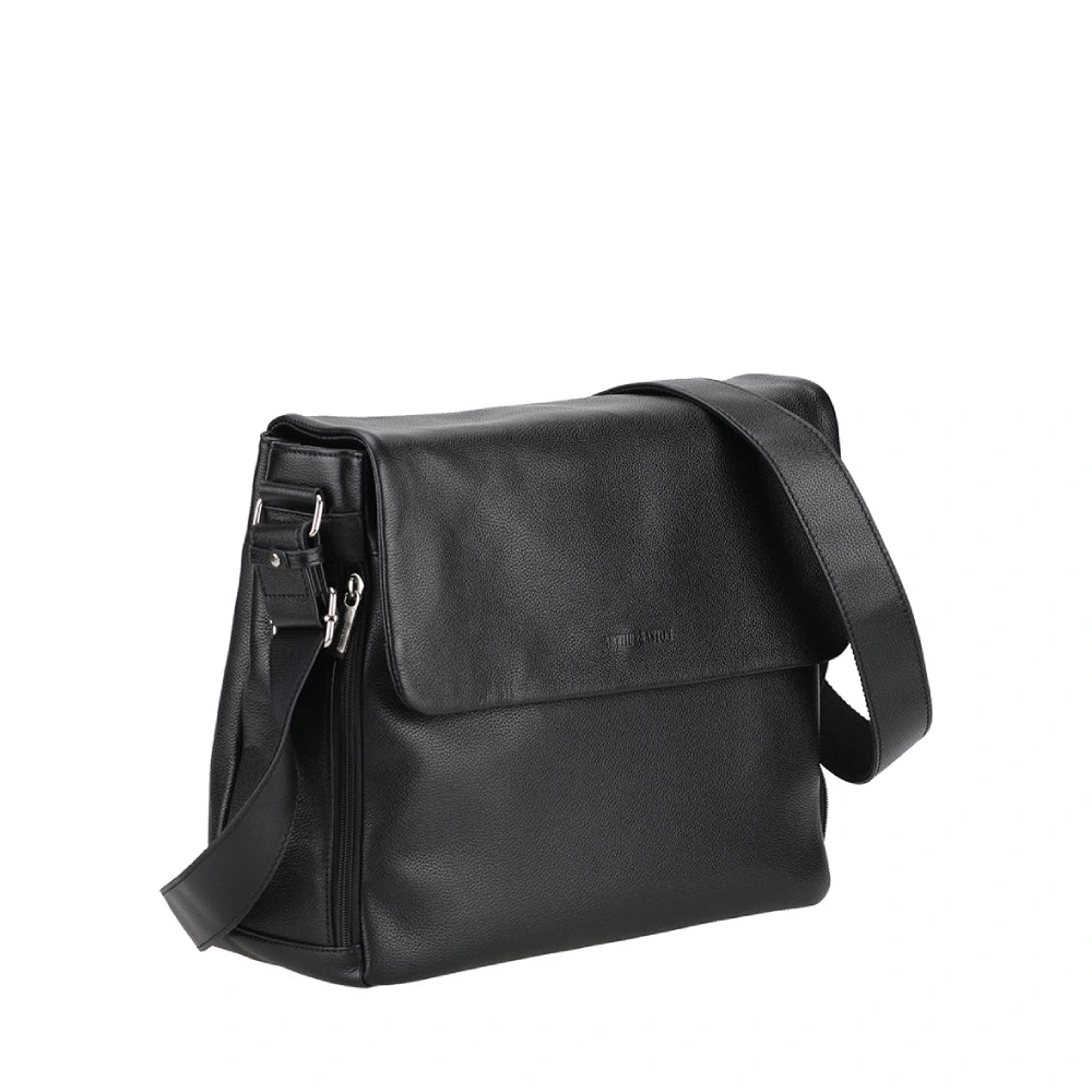 Dorian Small Leather Messenger Bag