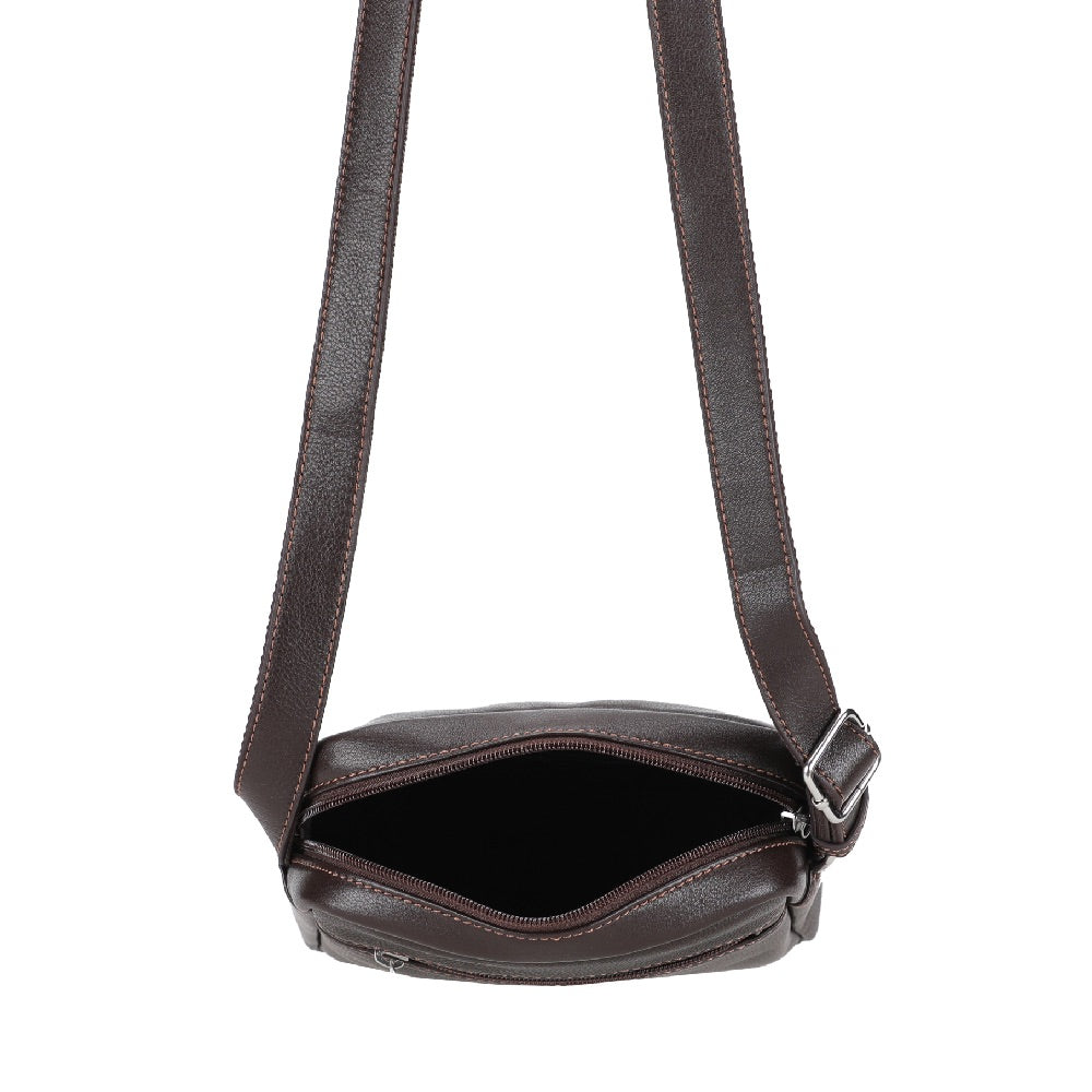 Sac travers grand modèle cuir Dorian