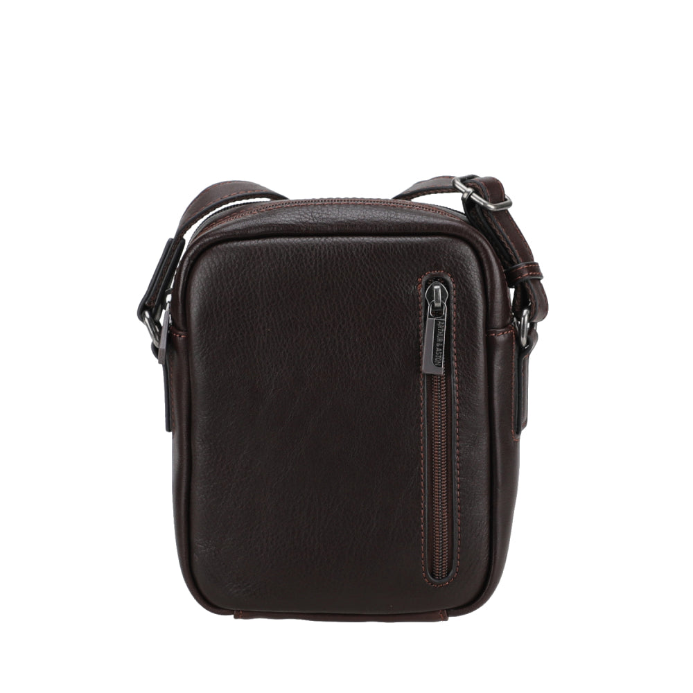 Leon Leather Crossbody Bag