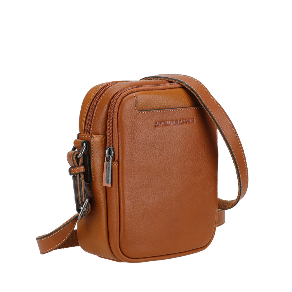 Leon Leather Crossbody Bag