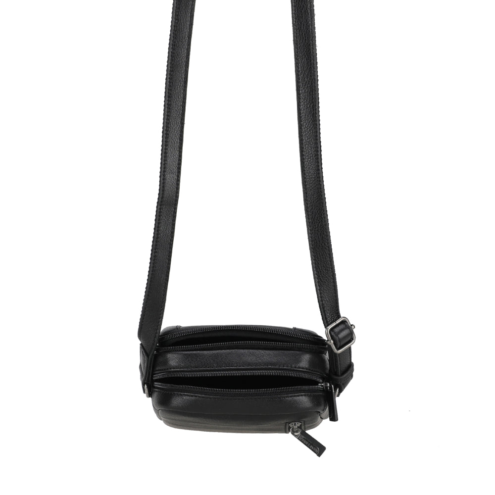 Leon Leather Crossbody Bag