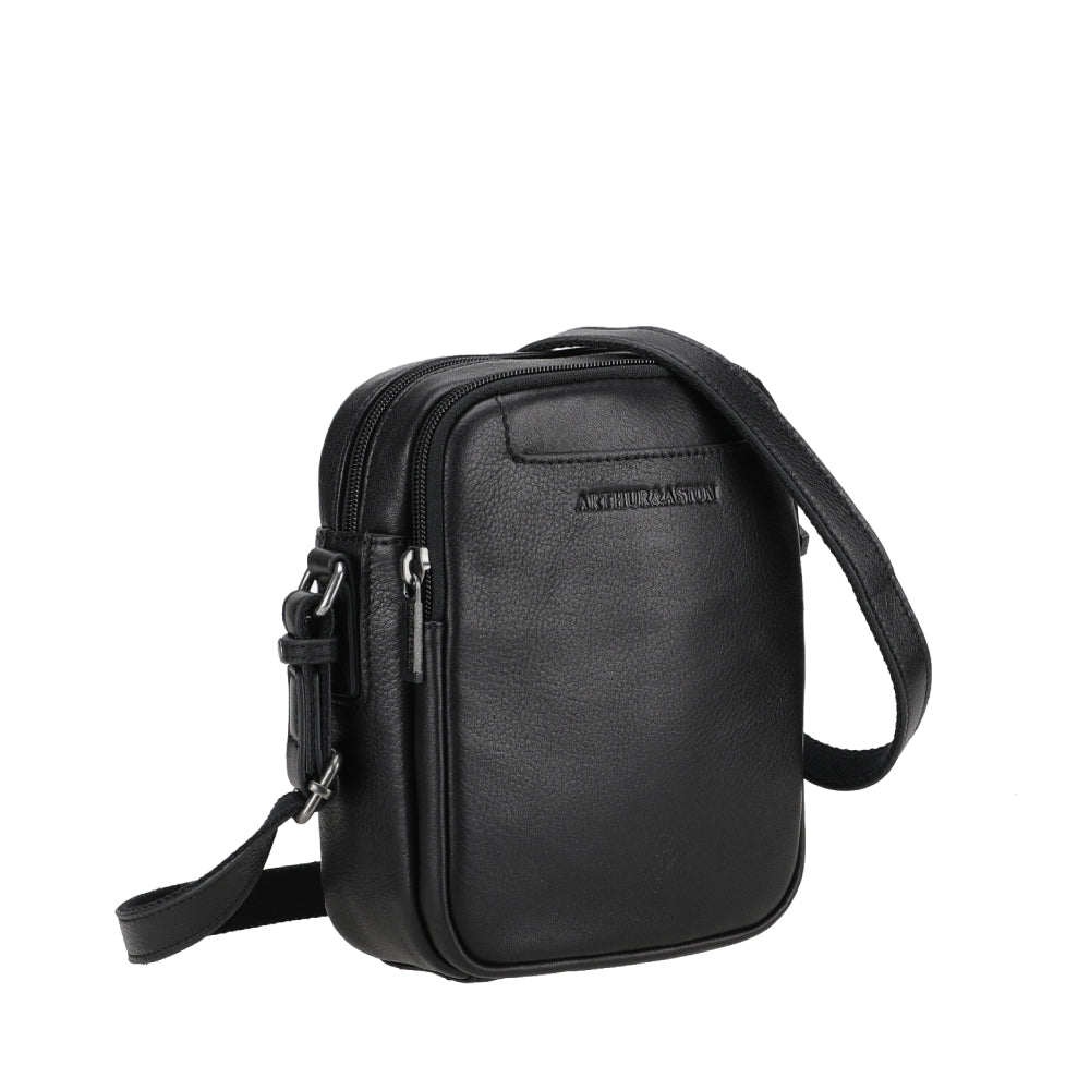 Leon Leather Crossbody Bag