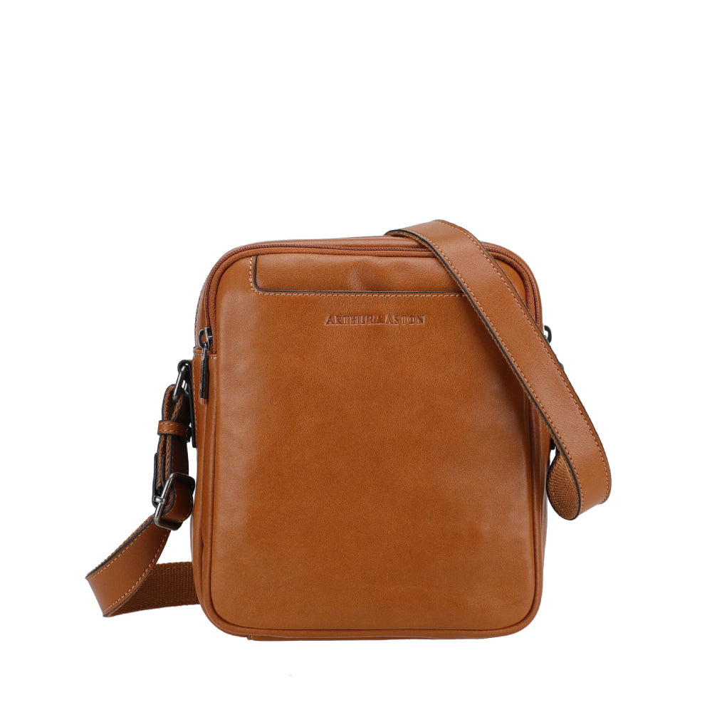 Leon Leather Crossbody Bag