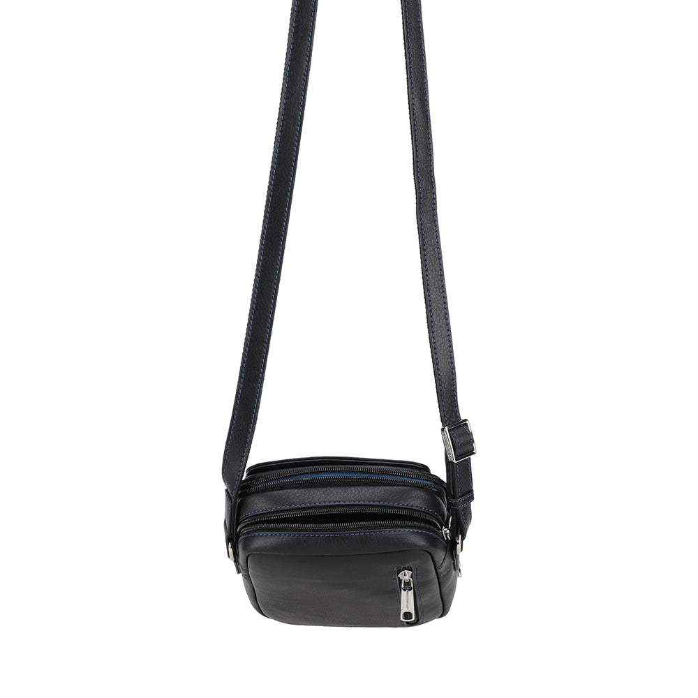 Medium Leather Angel Crossbody Bag