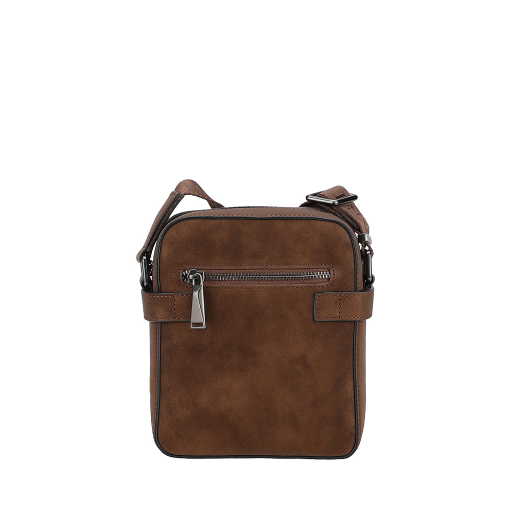 Sac Travers S Misha croûte de cuir