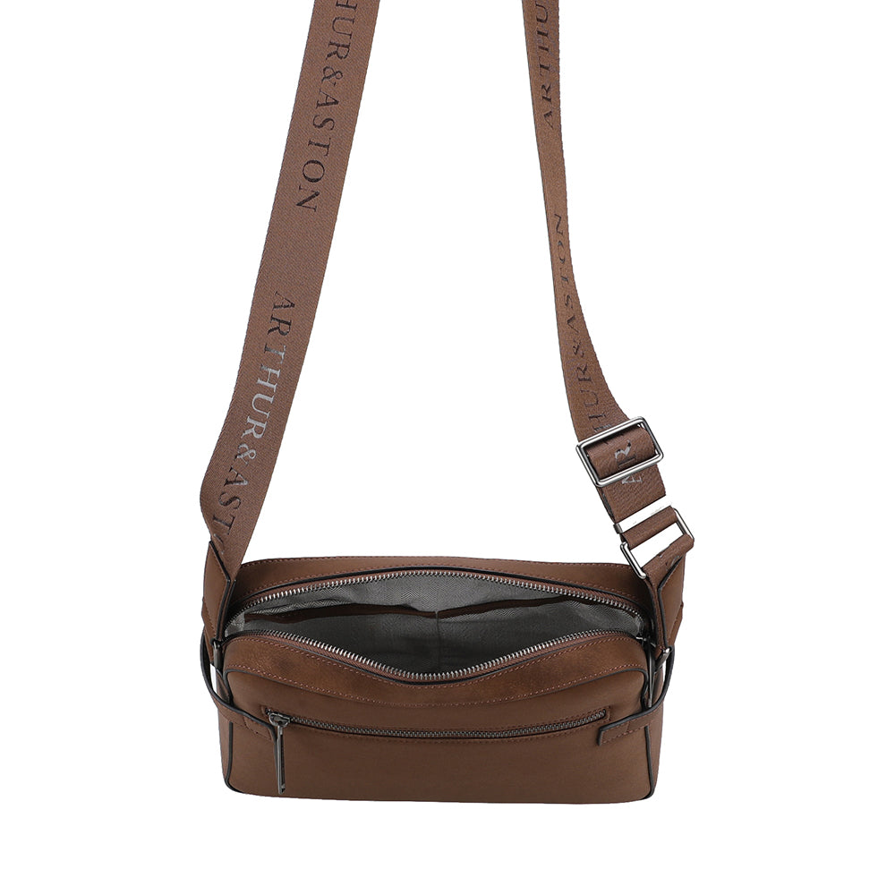 Petite besace Misha croûte de cuir