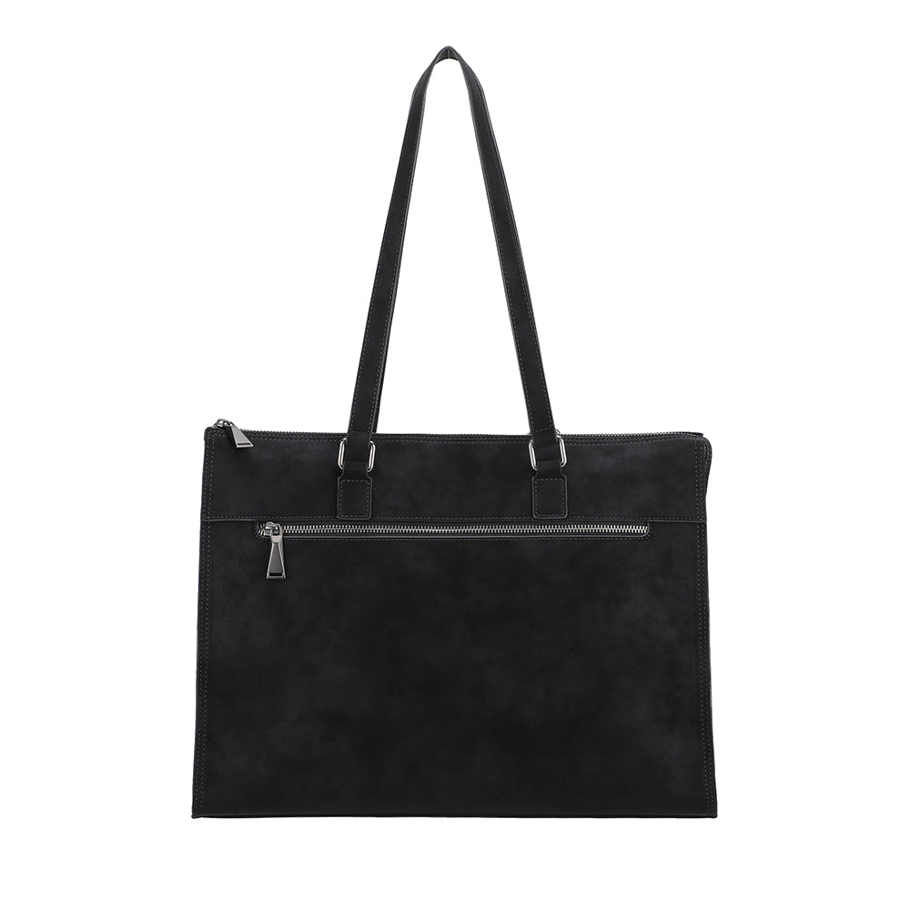 Sac épaule business Misha croûte de cuir