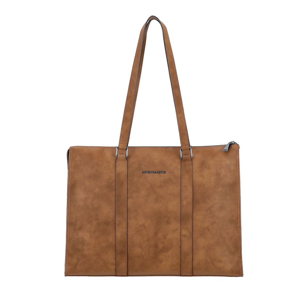 Sac épaule business Misha croûte de cuir