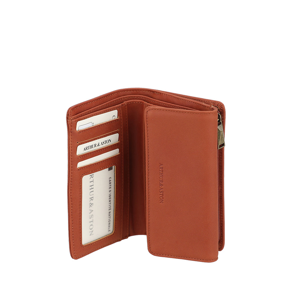 Portefeuille compact cuir Maé