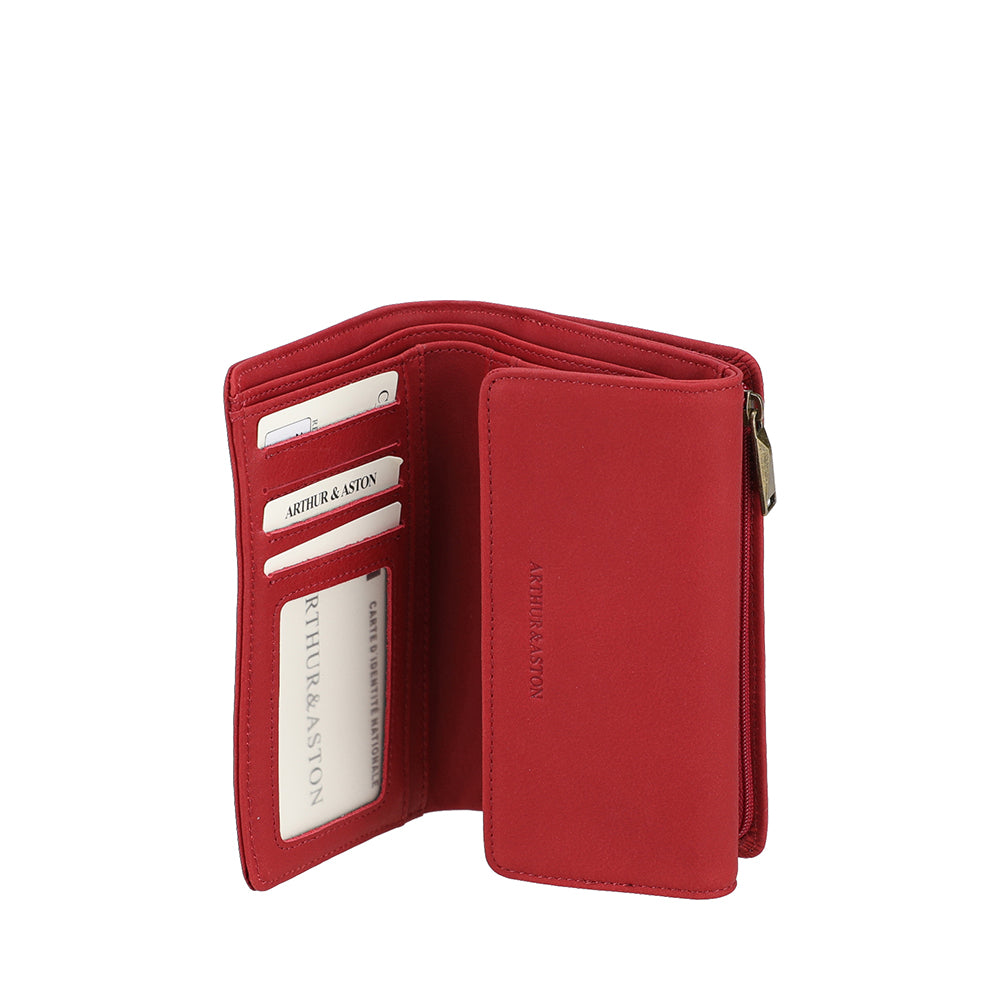 Portefeuille compact cuir Maé