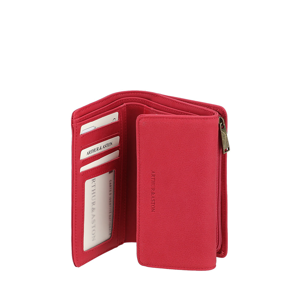 Portefeuille compact cuir Maé