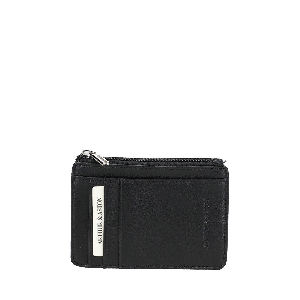 Petit Porte-cartes et monnaie Cuir Agneau Riley