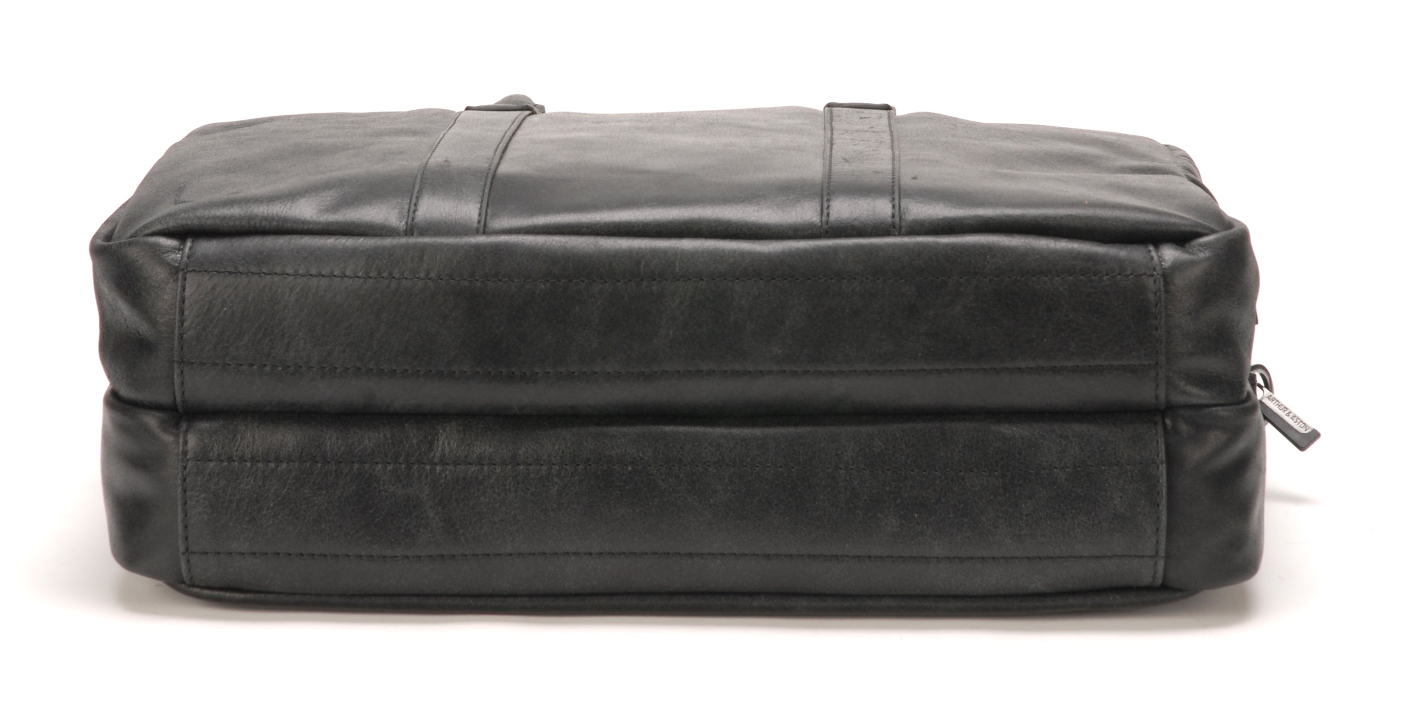 Large Diego leather briefcase