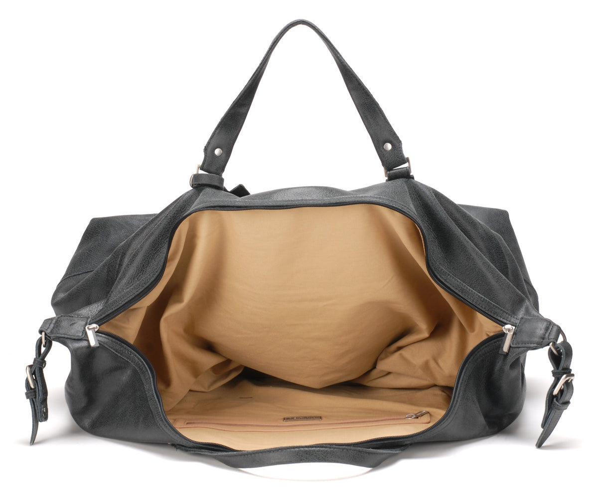 Cristiano large model travel bag in destroyed leather