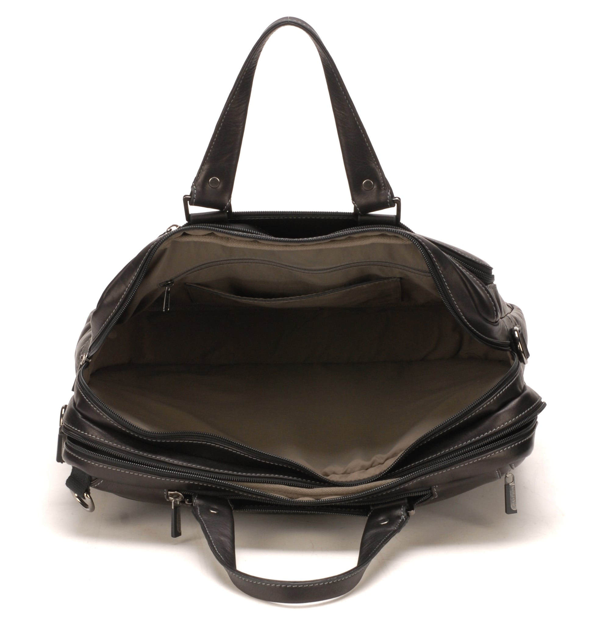 Pablo 3 in 1 briefcase in dipped leather