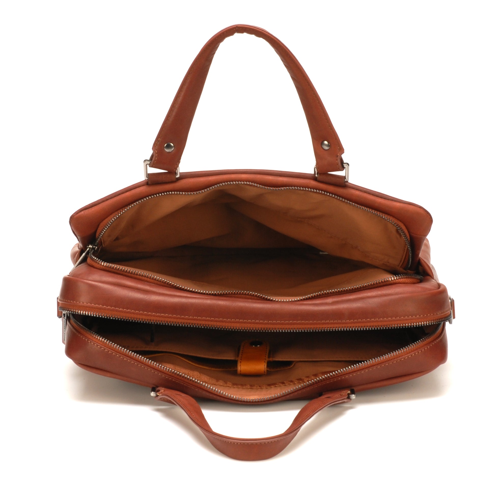 Pablo medium format document holder in dipped cowhide leather