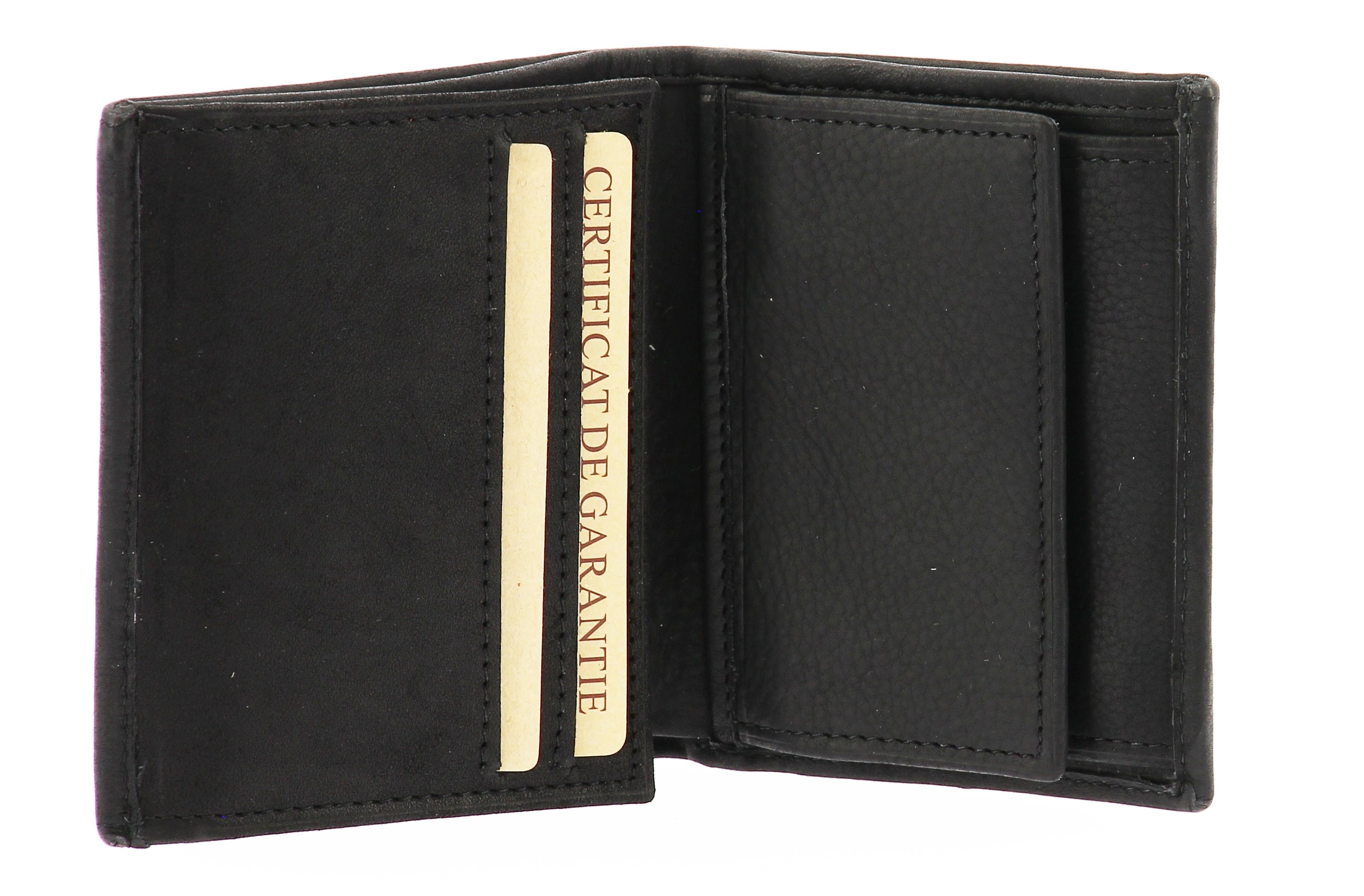Louis card and coin holder in oiled leather