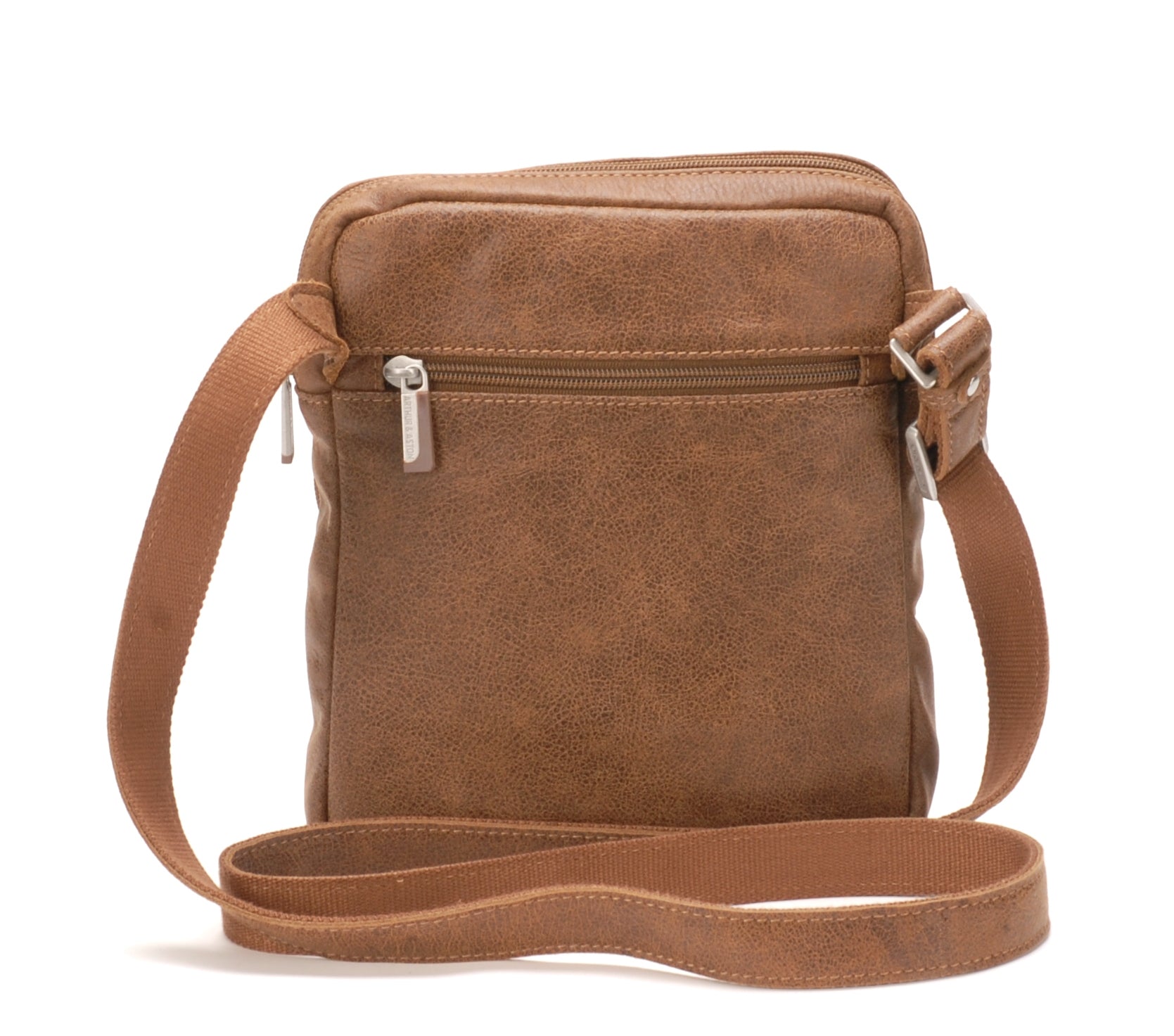 Cristiano small model crossbody bag in destroyed leather