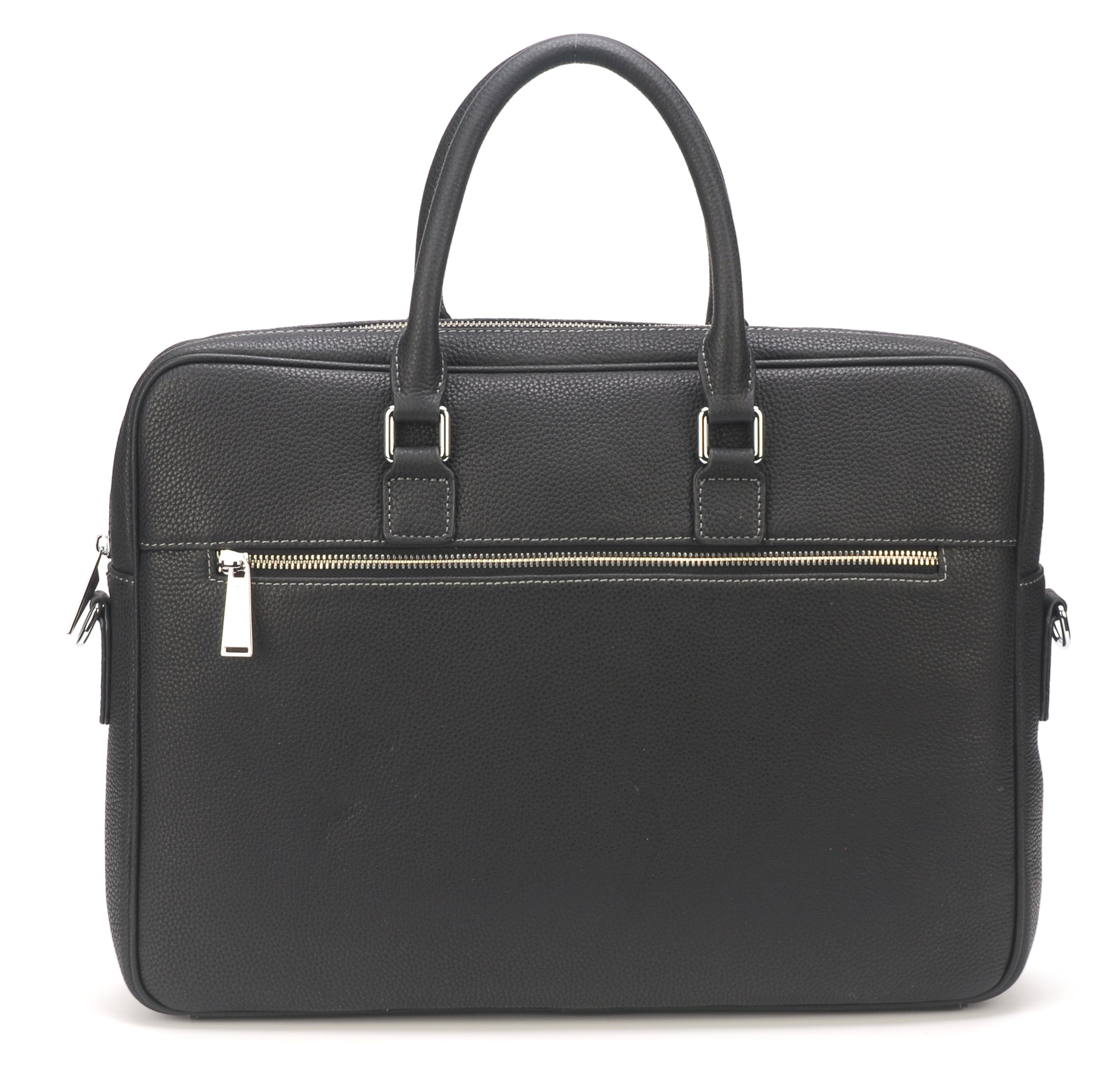 Cowhide leather briefcase