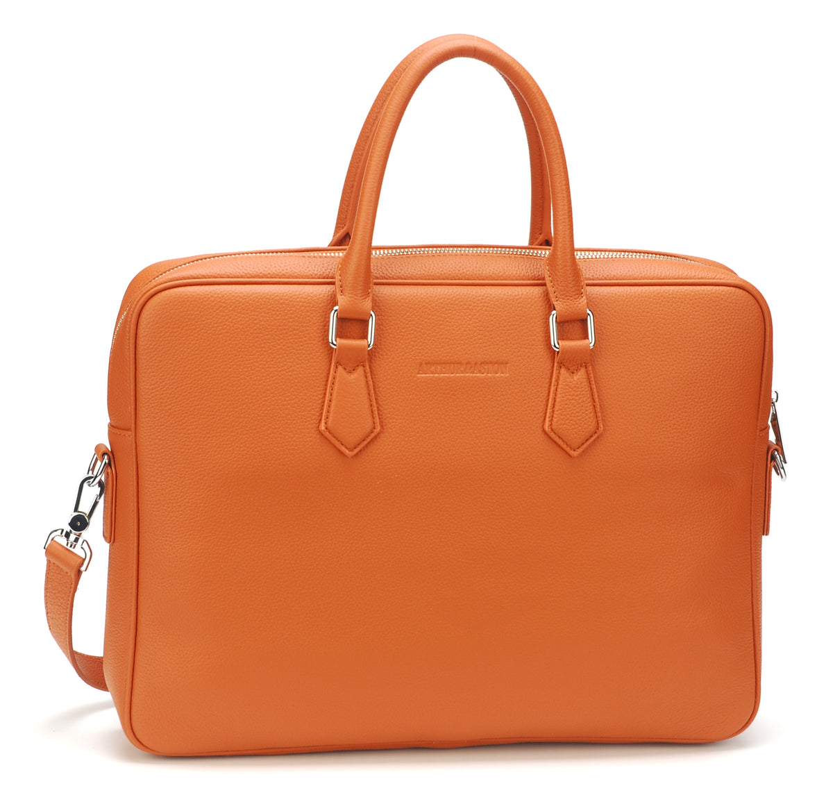 Cowhide leather briefcase