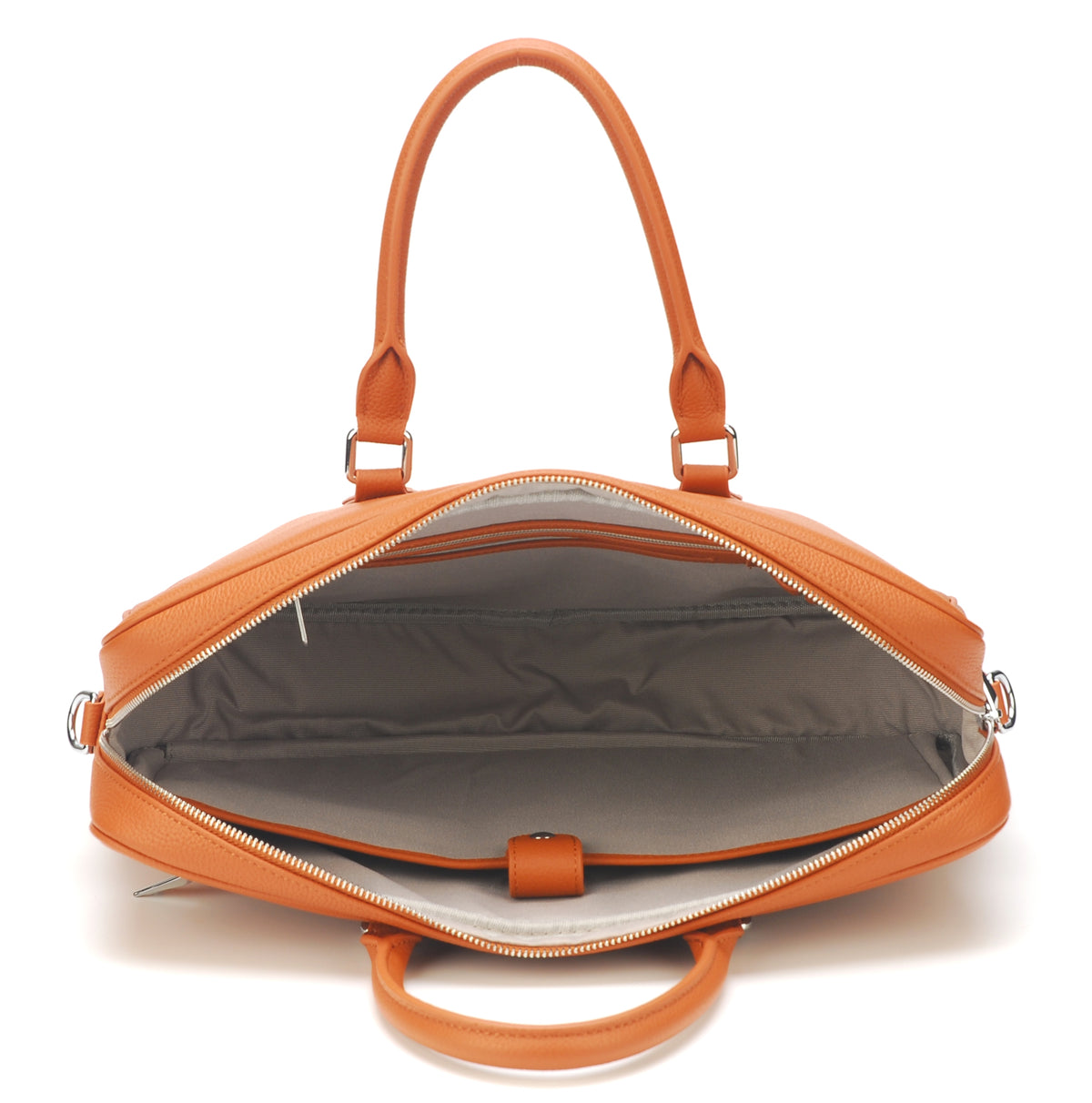 Cowhide leather briefcase