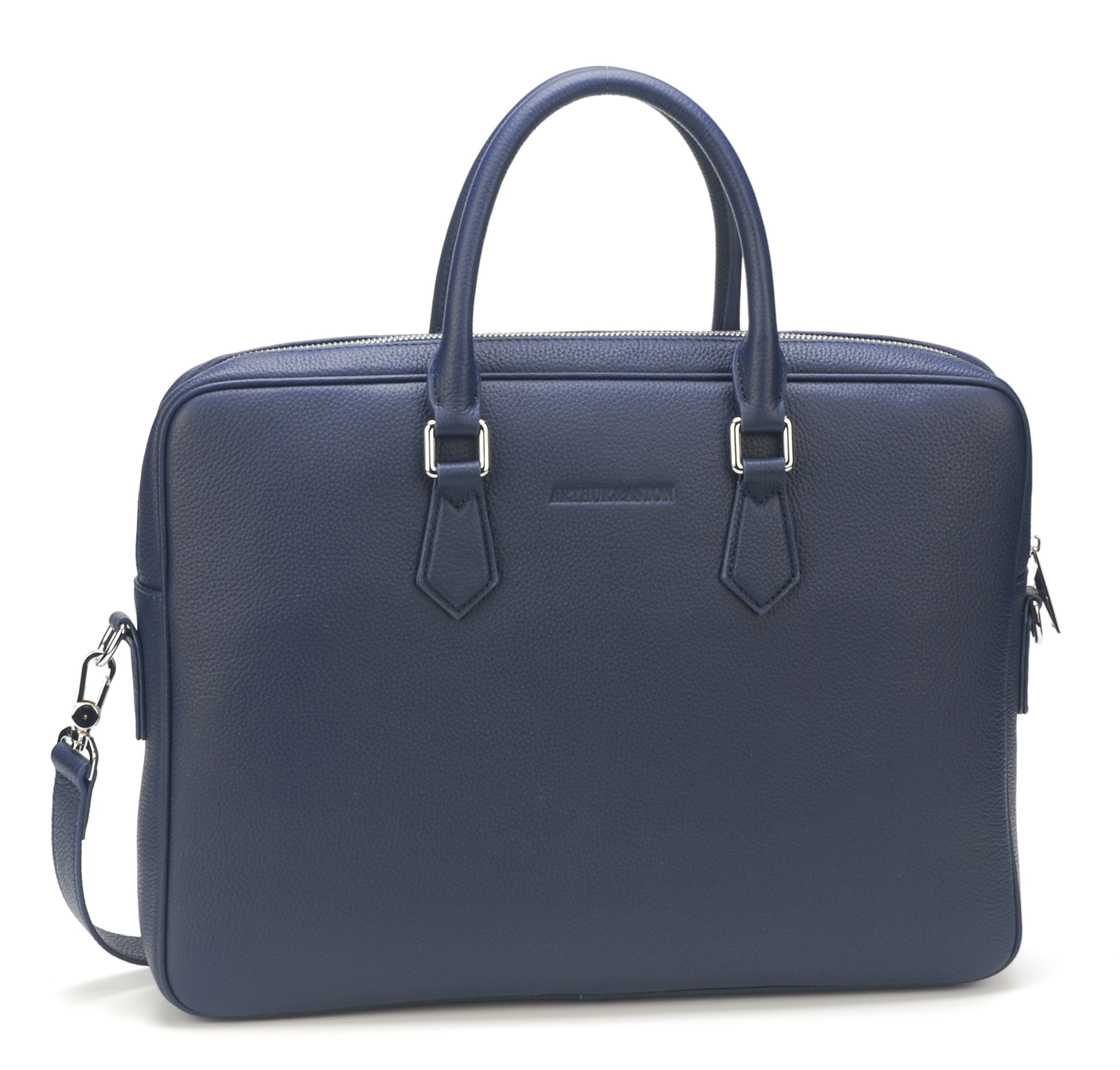 Cowhide leather briefcase