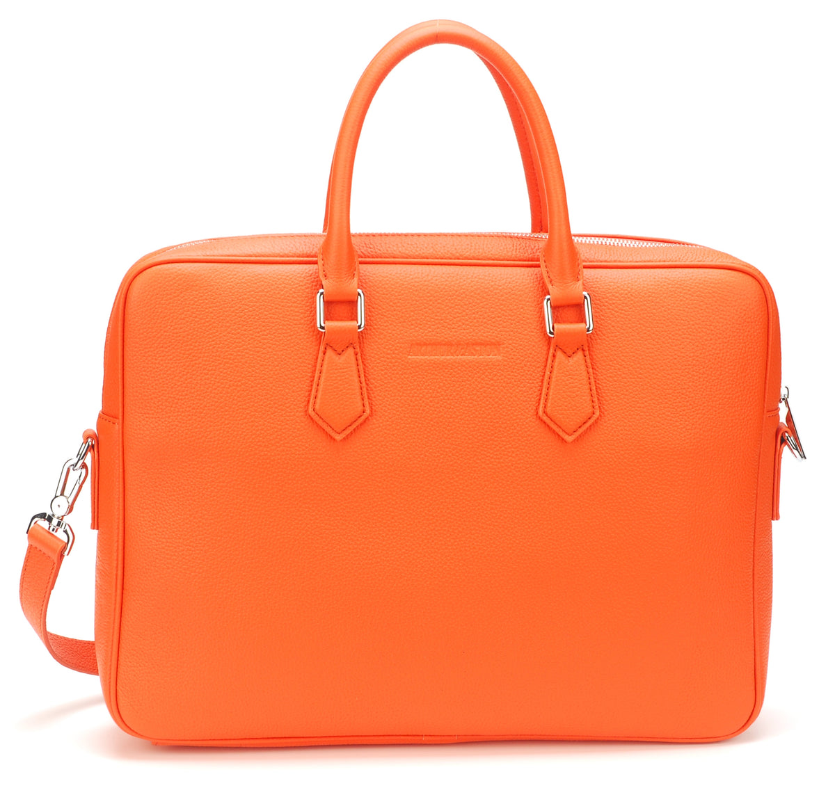 Cowhide leather briefcase