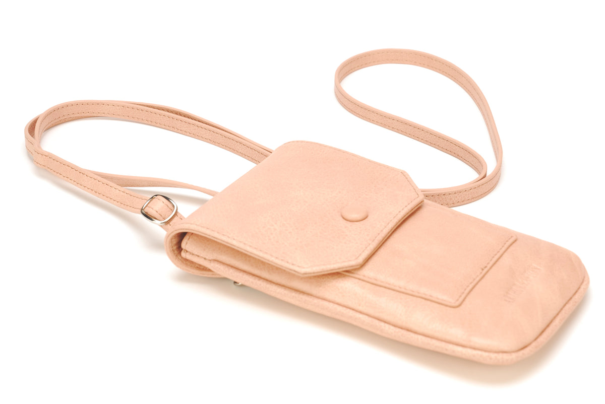 Buffalo leather phone pouch