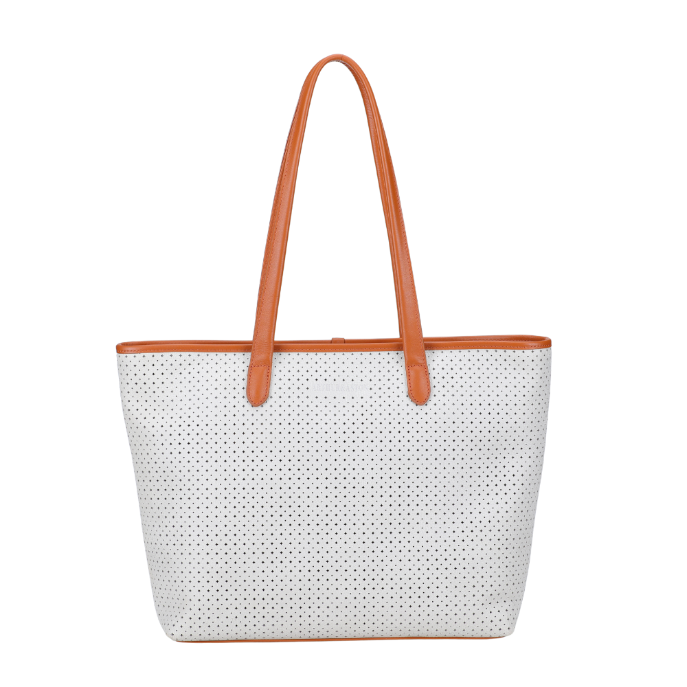Grand sac shopping Edith en cuir
