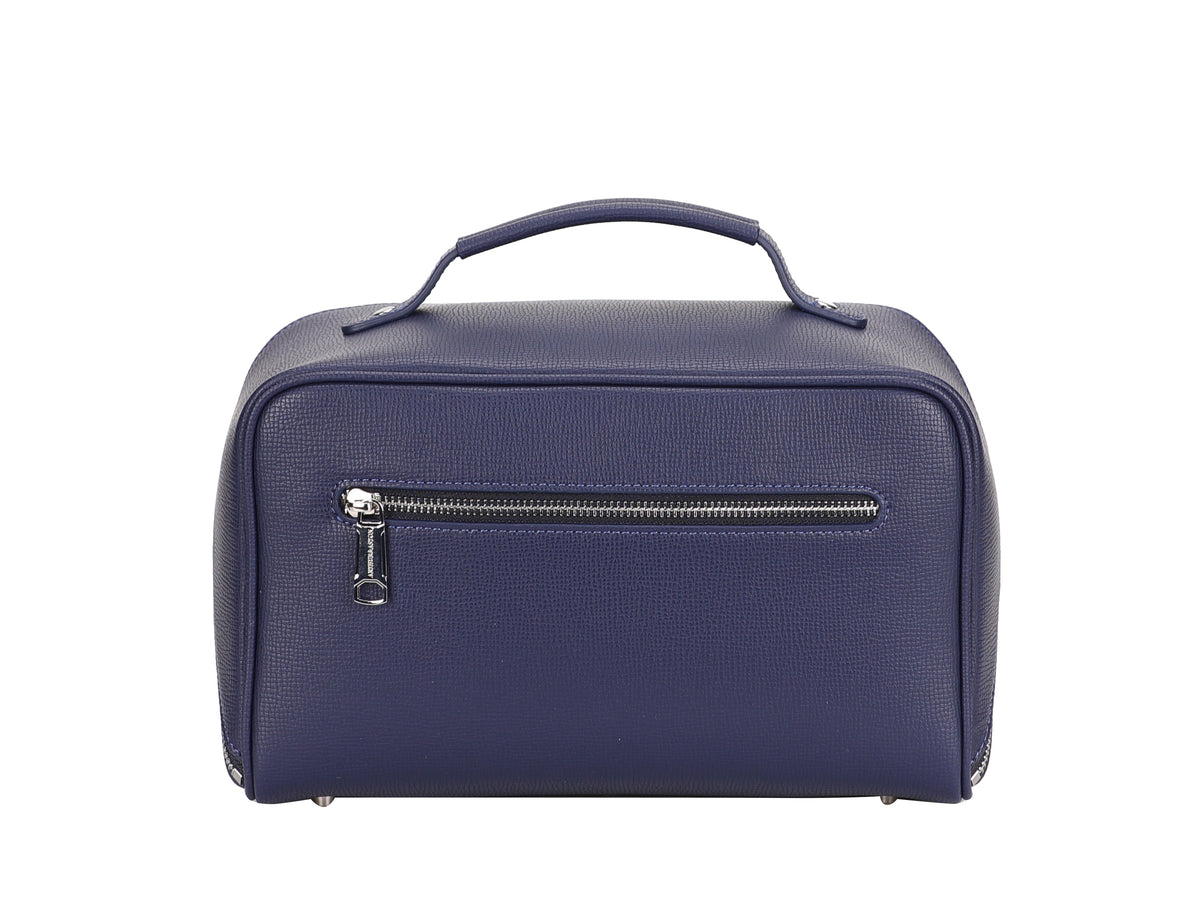Nelson split leather toiletry bag