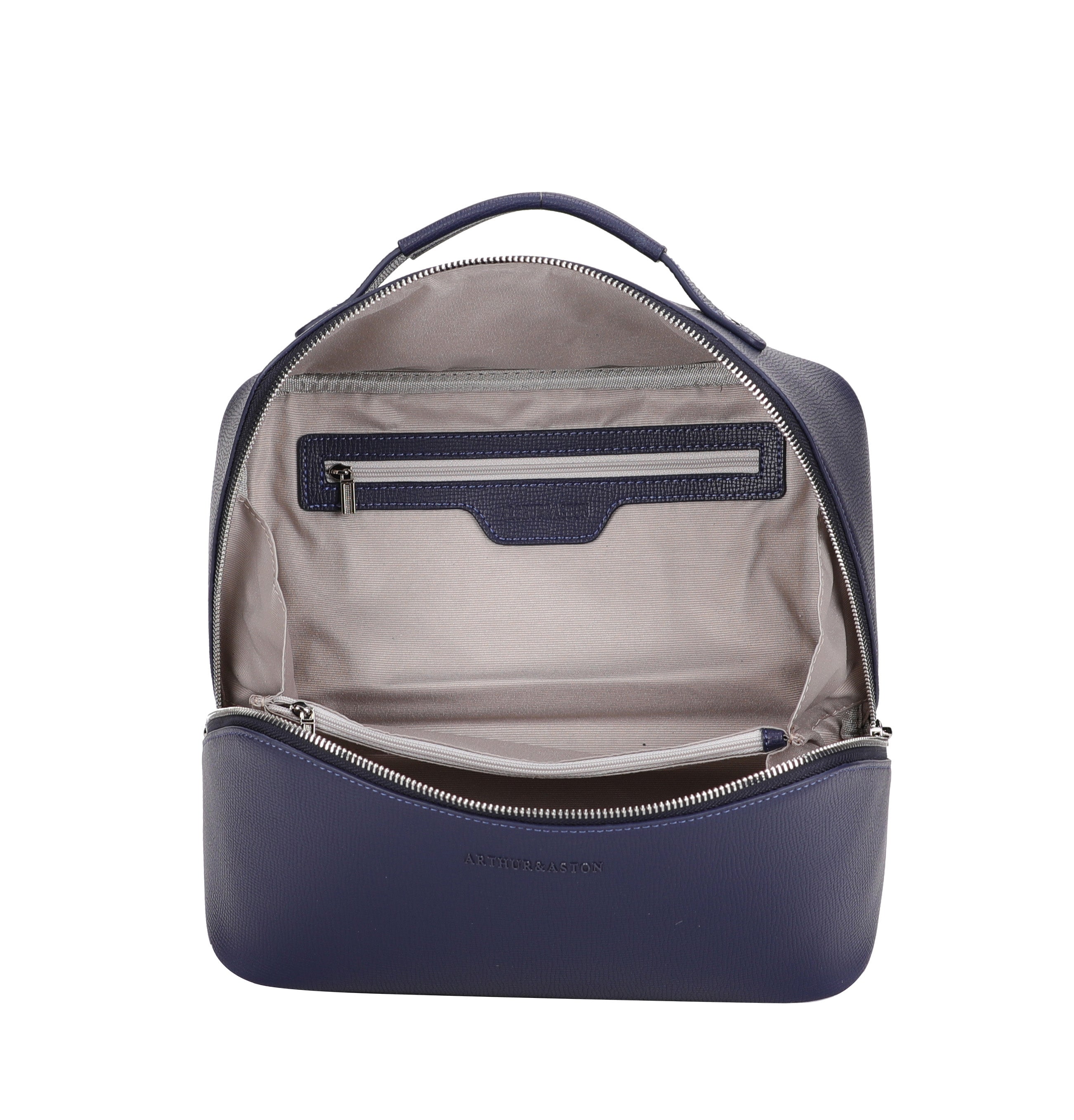 Nelson split leather toiletry bag