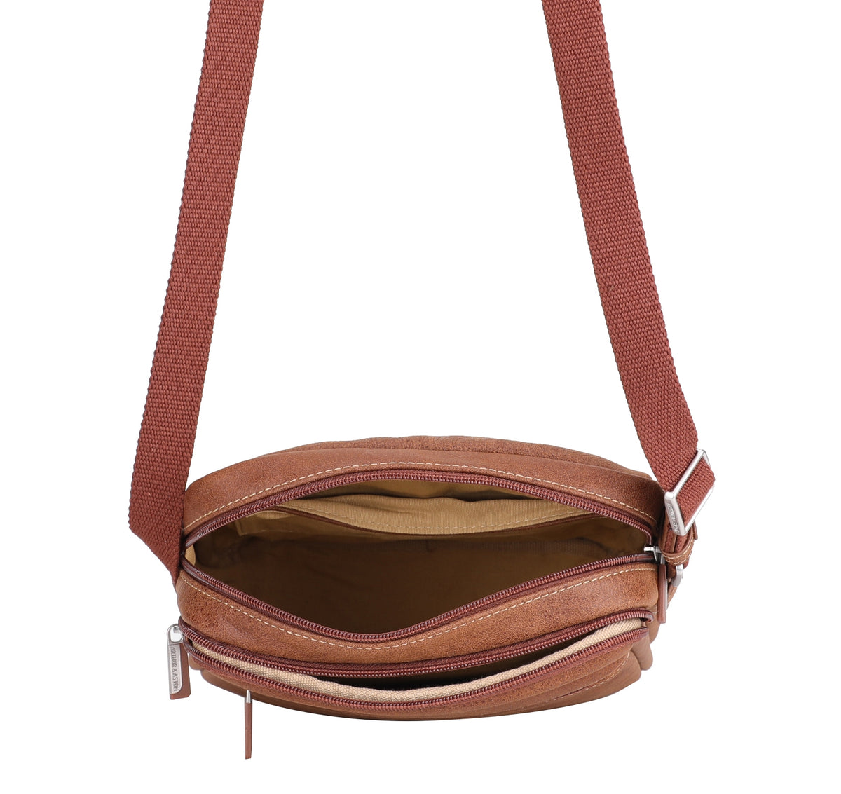 Sac travers Cristiano cuir destroy