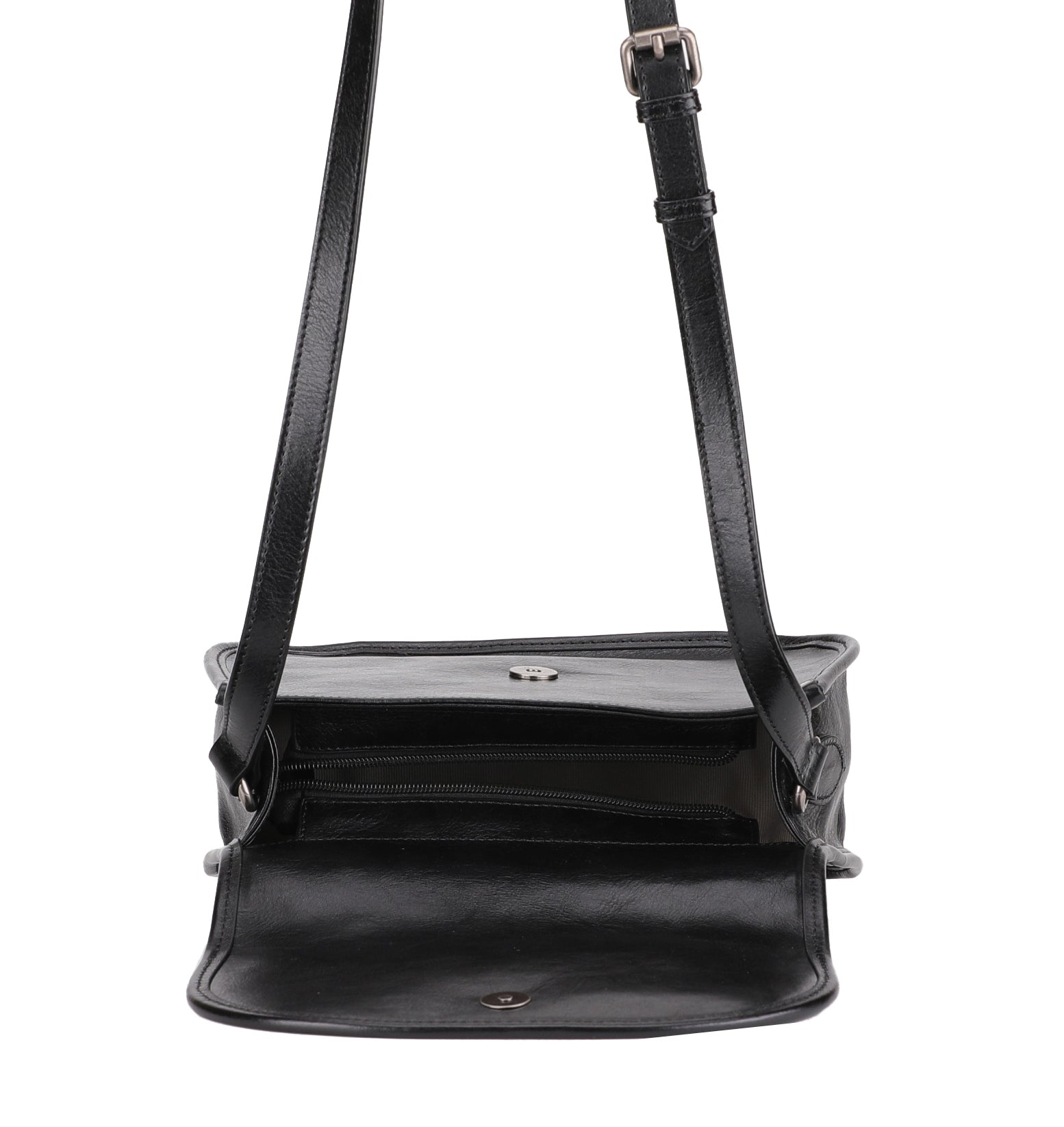 M Edith Leather Shoulder Bag