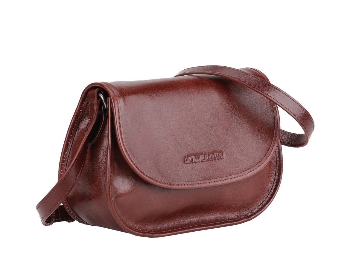 M Edith Leather Shoulder Bag