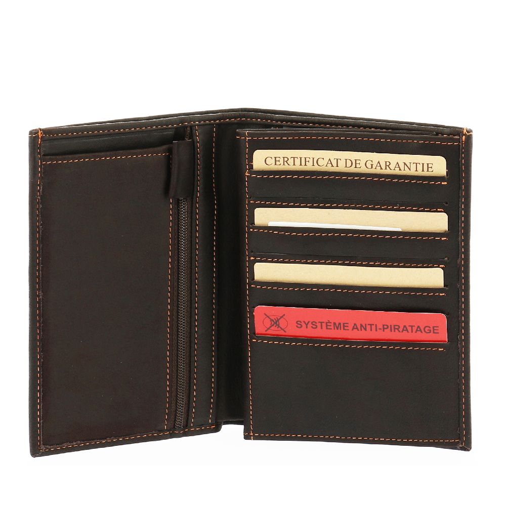 Portefeuille Louis cuir gras