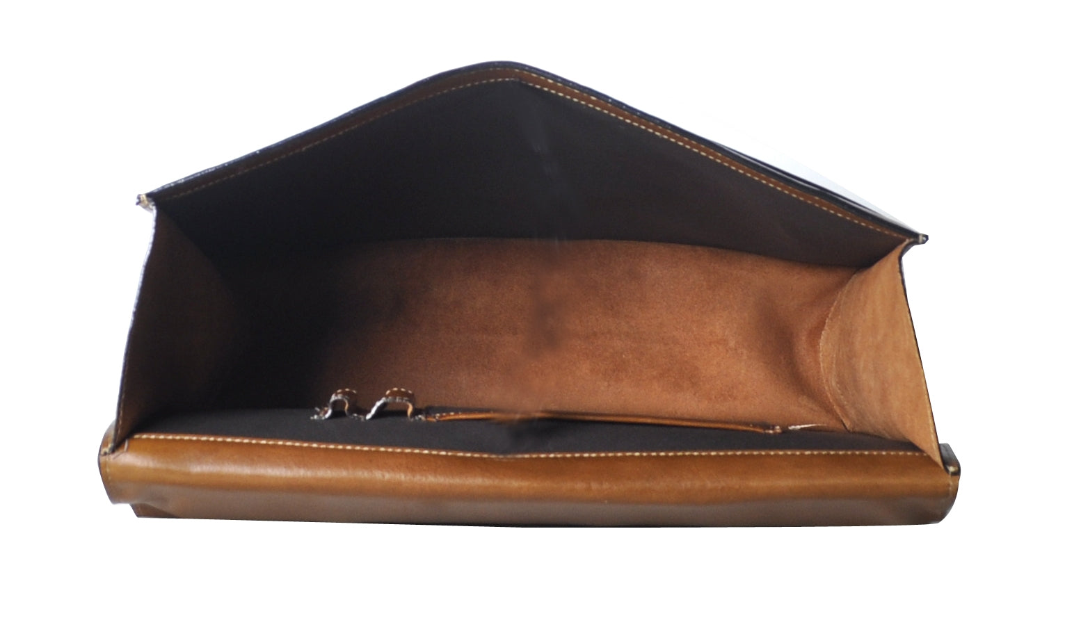 Georges cowhide leather 1-gusset briefcase