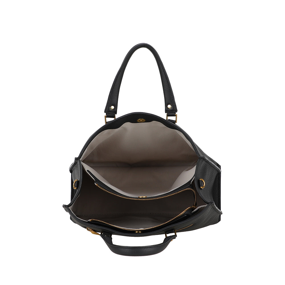 Large Nora leather handbag
