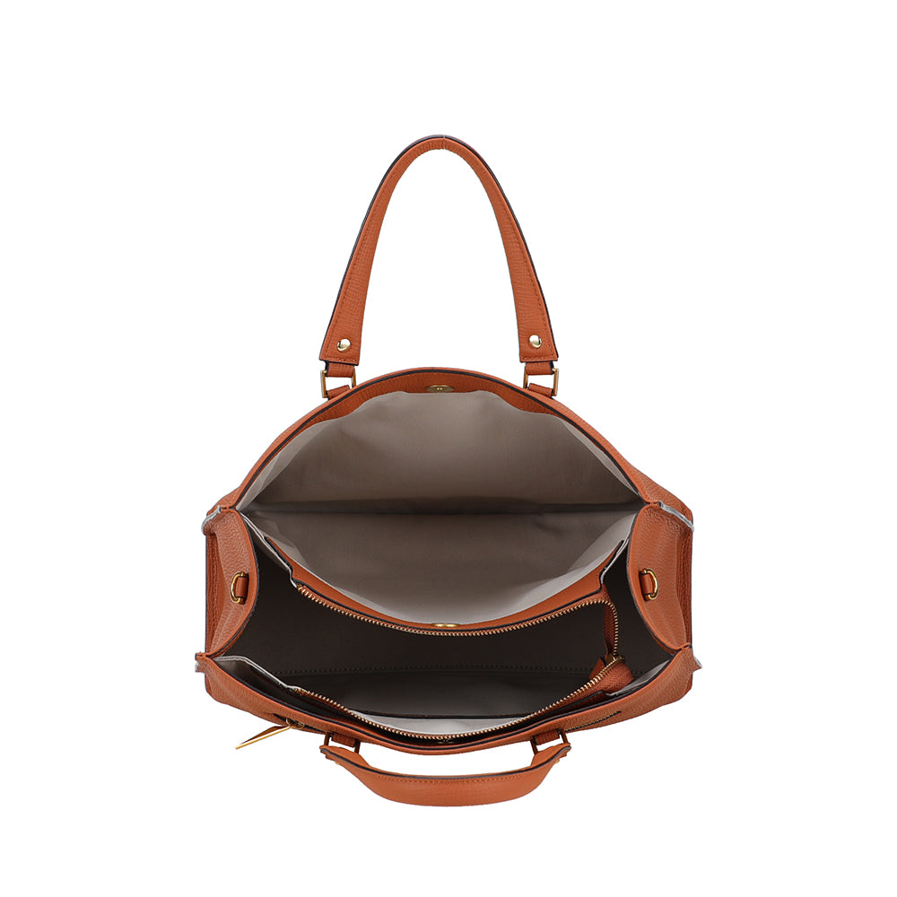 Large Nora leather handbag