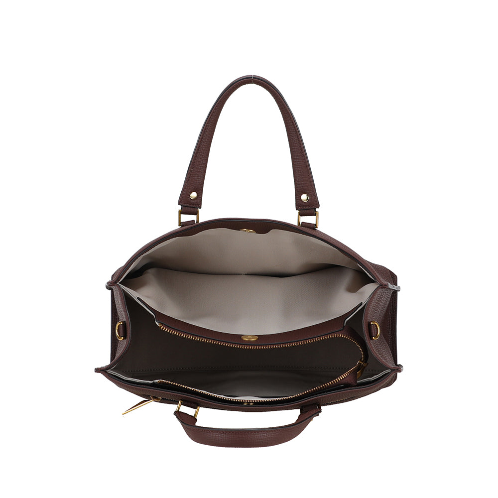 Large Nora leather handbag